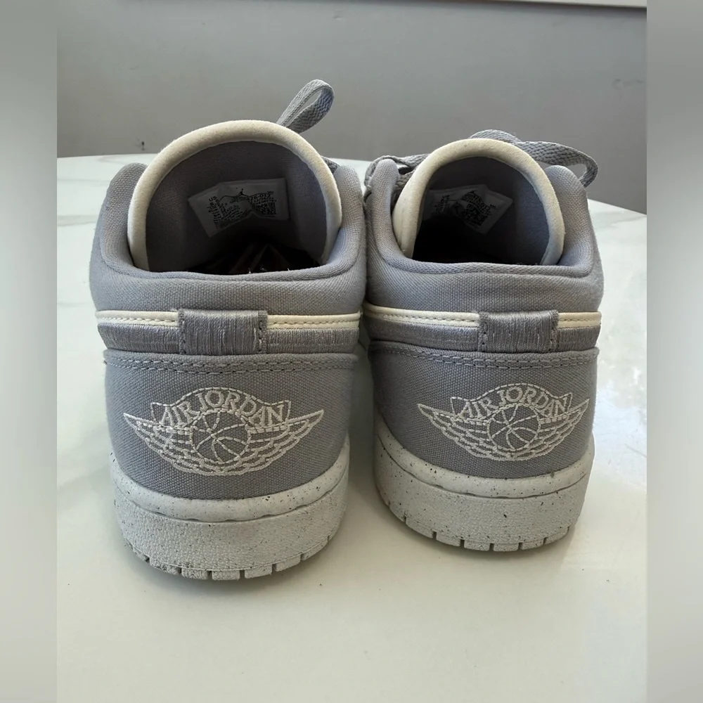 Nike  Air Jordan 1 low SE light steel Gray white Sneakers - Picture 3 of 9